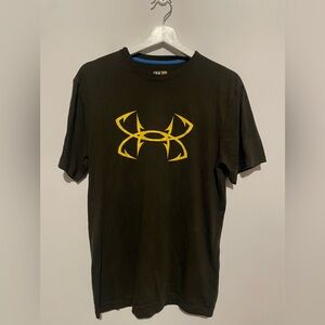 Under‎ Armour Fish Hook Logo Classic Tee brown T-Shirt medium